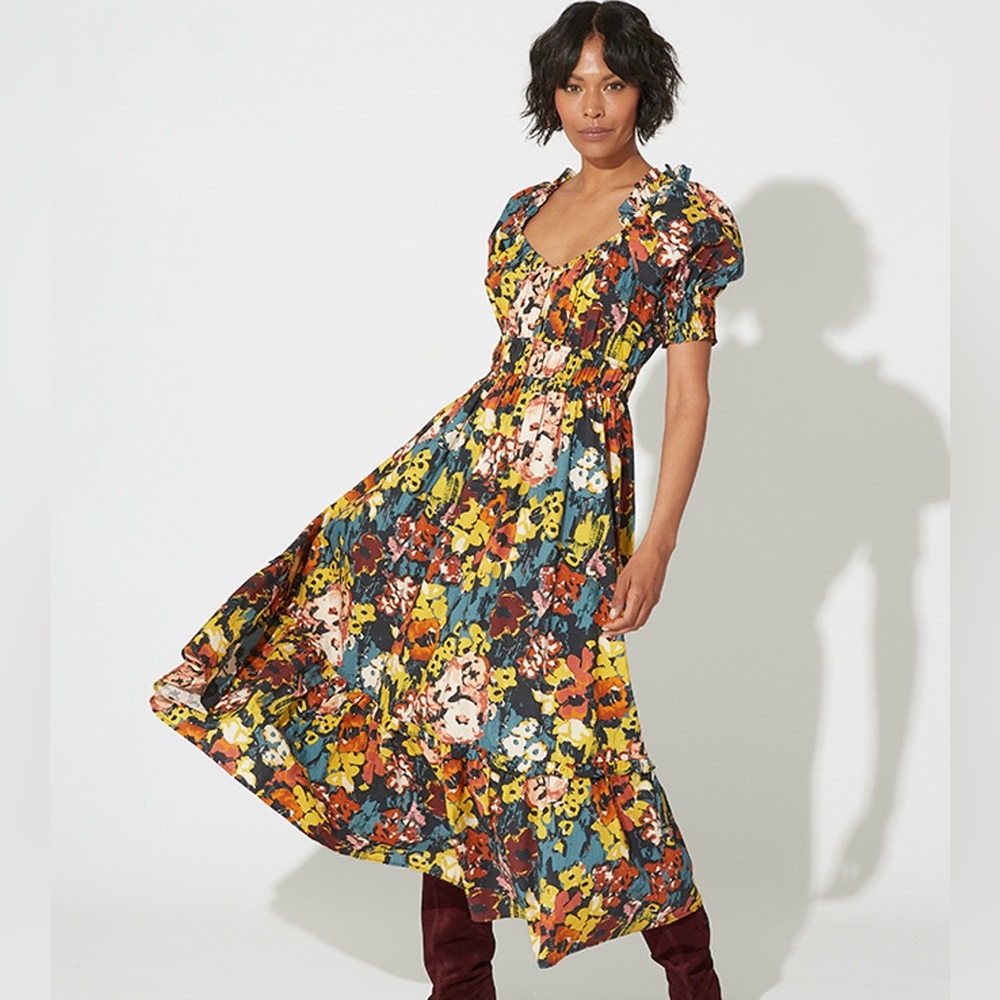 Caprice Ankle Dress | Monet